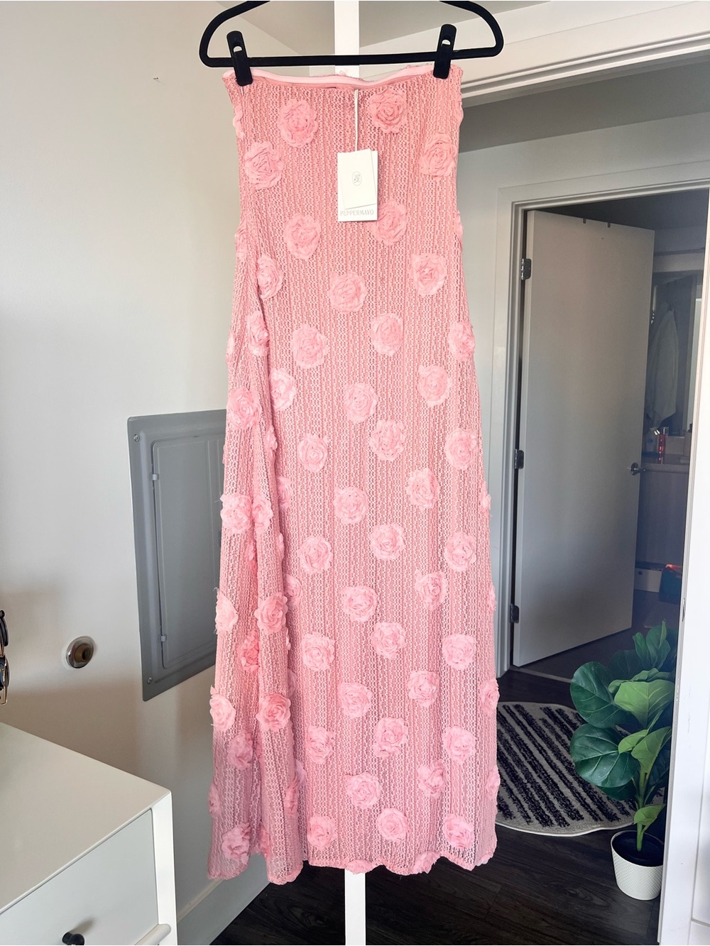 Peppermayo Holly Maxi Dress Pink Size US 4 - Picture 9 of 15